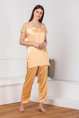 Plain Satin Night Suit at Rs.250/Piece in delhi offer by Seema Impex